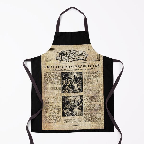 Item preview, Vintage Crime Newspaper designed and sold by CatCoconut-Art.