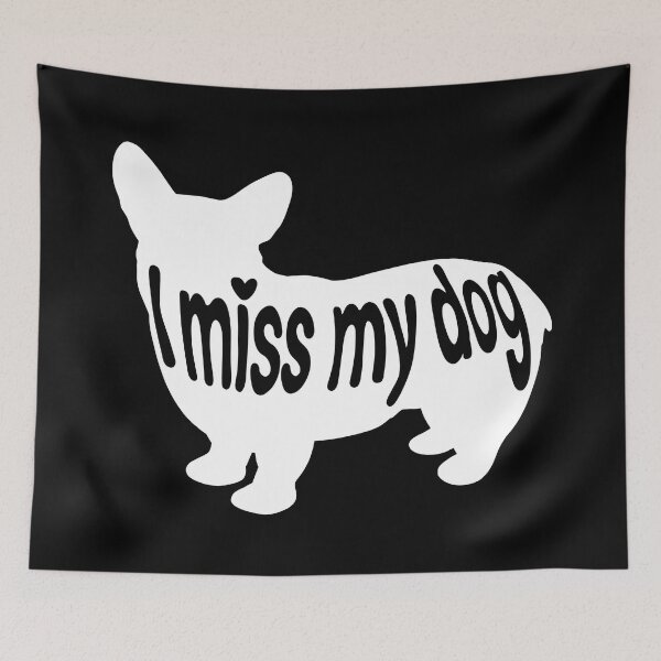 Item preview, I Miss My Dog designed and sold by DrawsCutePaws.