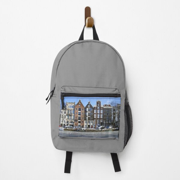 Item preview, Capturing Amsterdam's Winter Charm: Frozen Canal and Quaint Merchant Houses designed and sold by InbalTurShalom.