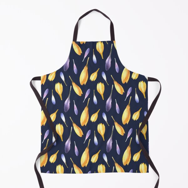 Item preview, Spring crocuses, saffron, primary flower. Watercolor seamless pattern designed and sold by BartolArt.