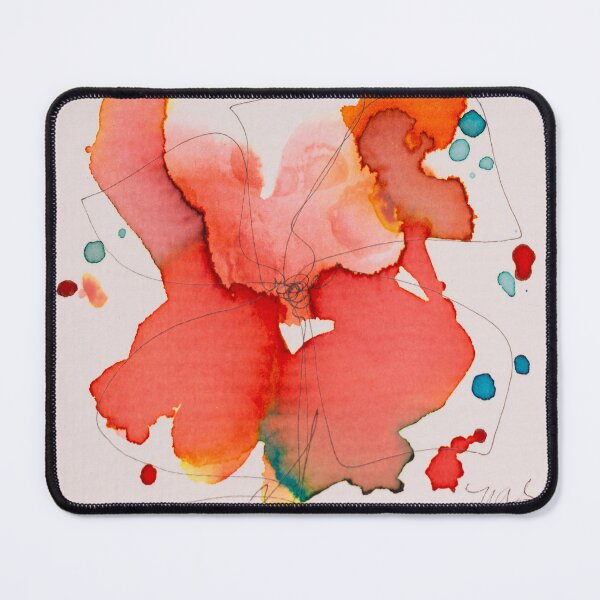 Item preview, Freeform Flower: Reds & Blue designed and sold by Melissa Gerhold.