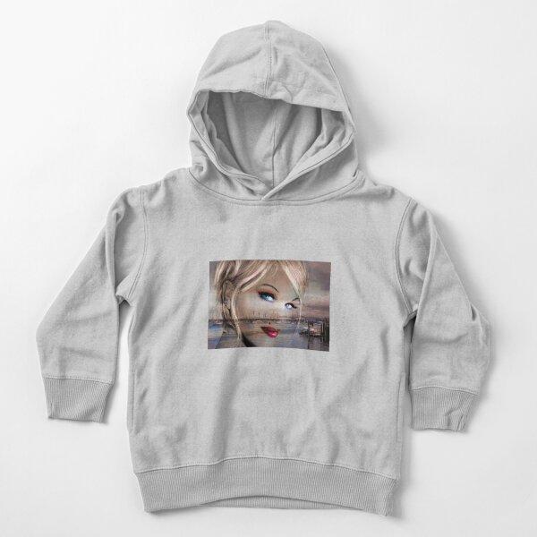 Blue Eyes Blue Sepia Toddler Pullover Hoodie