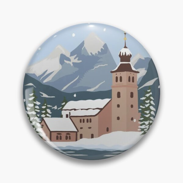 Item preview, hallstatt snow sticker designed and sold by BABA1655.