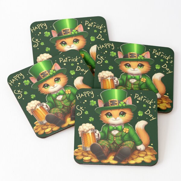 Item preview, Irish Ginger Cat's St. Patrick's Day designed and sold by Tomasz C.