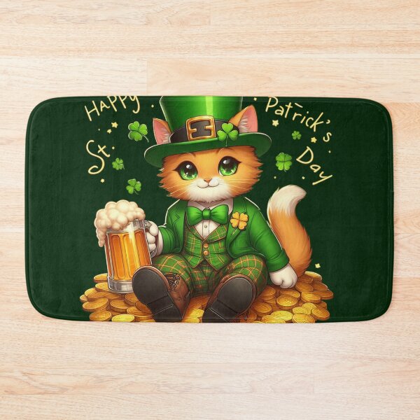 Item preview, Irish Ginger Cat's St. Patrick's Day designed and sold by Tomasz C.
