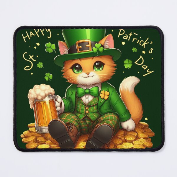 Item preview, Irish Ginger Cat's St. Patrick's Day designed and sold by Tomasz C.