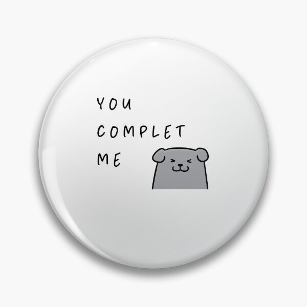 Item preview, You complete me | Dog Design Illustration designed and sold by RM-Journey.