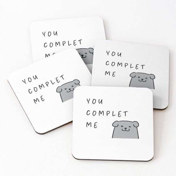 Item preview, You complete me | Dog Design Illustration designed and sold by RM-Journey.