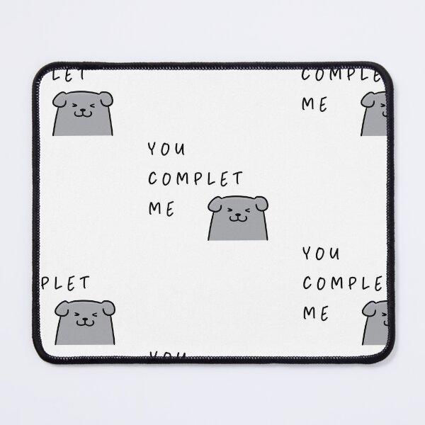 Item preview, You complete me | Dog Design Illustration designed and sold by RM-Journey.