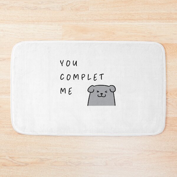 Item preview, You complete me | Dog Design Illustration designed and sold by RM-Journey.