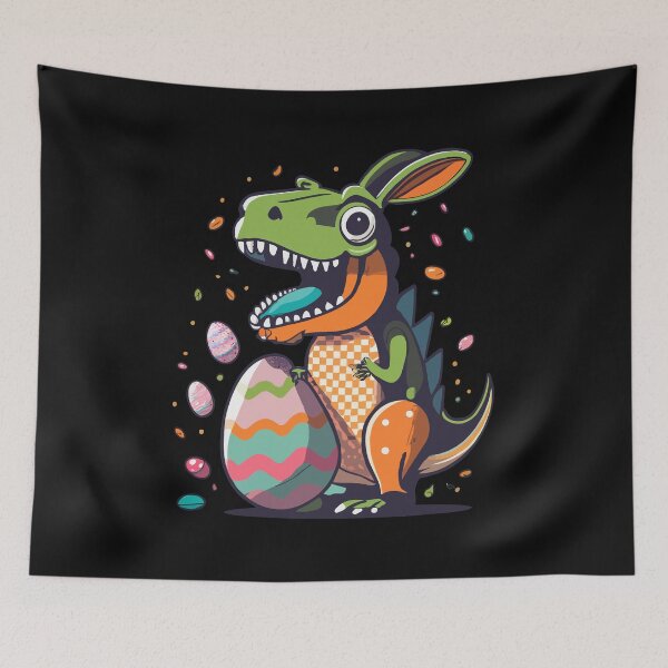 Item preview, Easter Dinosaur T Rex Bunny Egg Cute Boys Girls Kids  designed and sold by MizoX7.