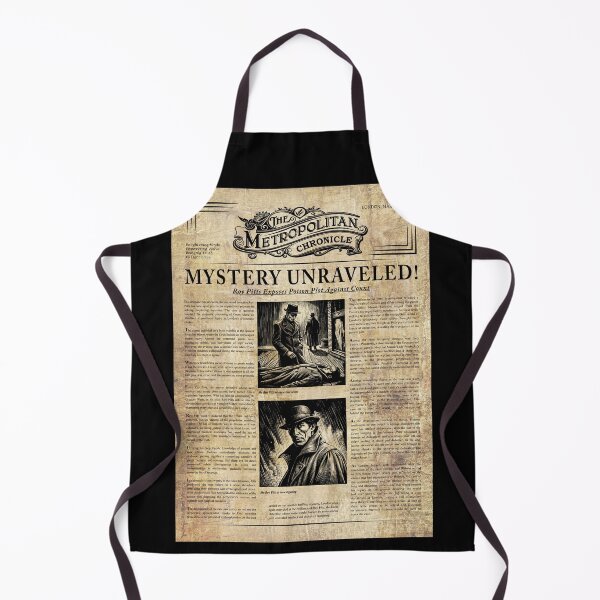 Item preview, Vintage Crime Newspaper designed and sold by CatCoconut-Art.