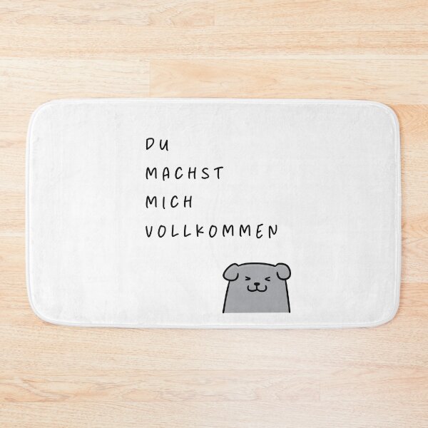 Item preview, Du machst mich vollkommen | Dog Design Illustration designed and sold by RM-Journey.