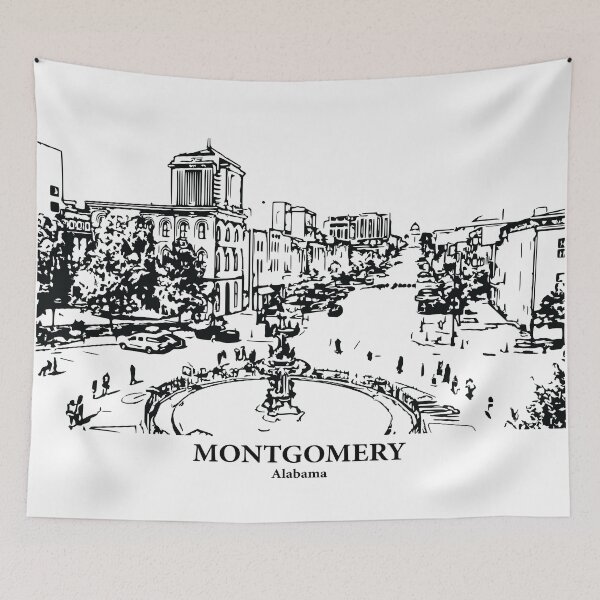 Item preview, Montgomery - Alabama designed and sold by Lakeric Cityscapes.