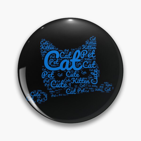 Item preview, Blue Cat Made of Words designed and sold by Promoc.