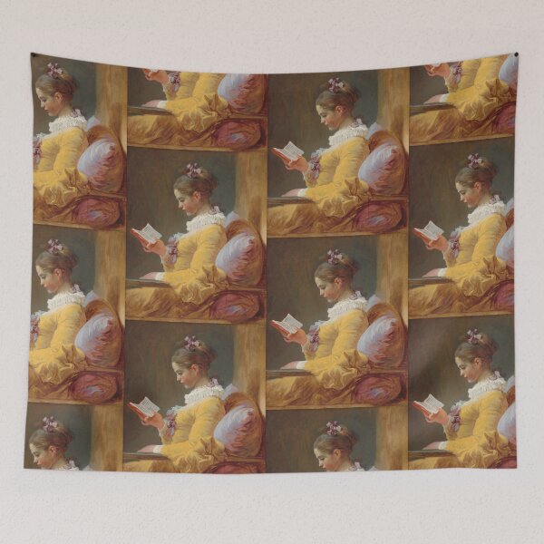 Item preview, Young Girl Reading, c. 1769 Jean Honoré Fragonard designed and sold by jennysselling.