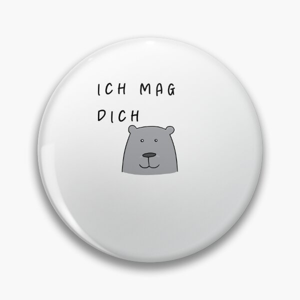 Item preview, Ich mag dich - Simple Affection Expression Design | Dog Design Illustration designed and sold by RM-Journey.