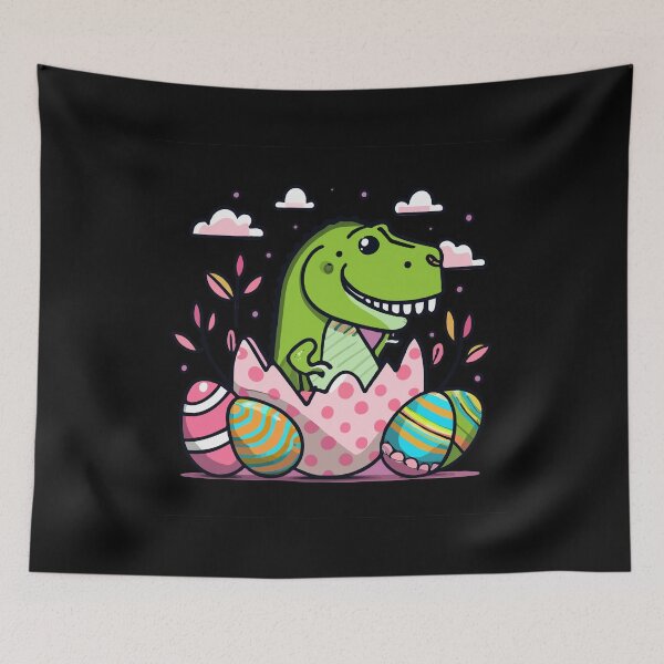 Item preview, Easter Dinosaur T Rex Bunny Egg Cute Boys Girls Kids  designed and sold by MizoX7.