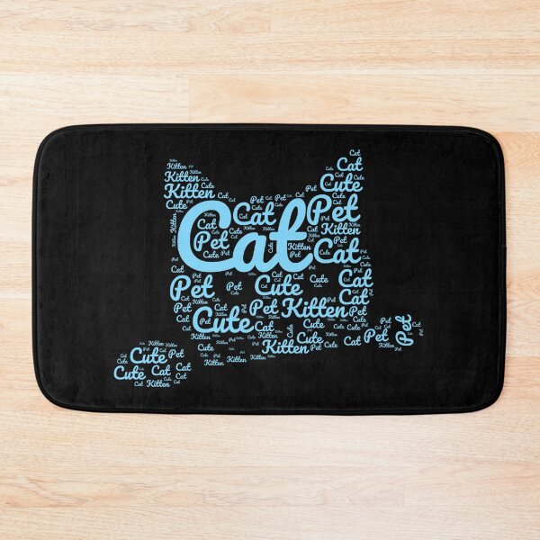 Item preview, Blue Cat Made of Words designed and sold by Promoc.