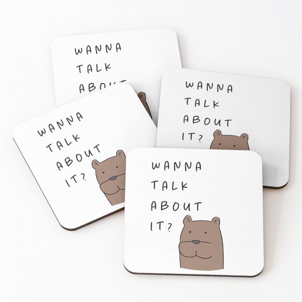 Item preview, Wanna talk about it? - Simple Affection Expression Design | Dog Design Illustration designed and sold by RM-Journey.