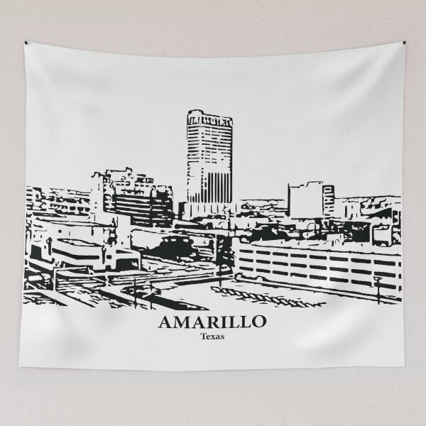 Item preview, Amarillo - Texas designed and sold by Lakeric Cityscapes.