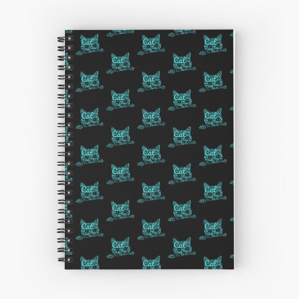 Item preview, Teal Cat Made of Words designed and sold by Promoc.