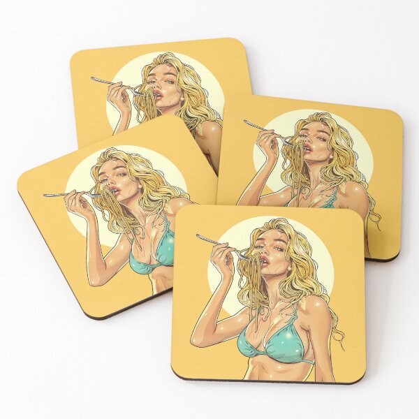 Item preview, Niña comiendo espaguetis designed and sold by RR-Arts.