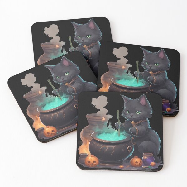 Item preview, Witch cat designed and sold by DarkFinds.