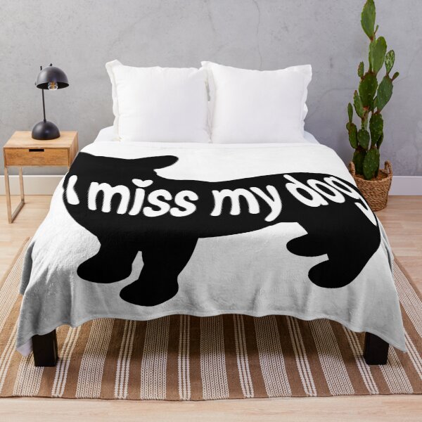 Item preview, I miss My Dog designed and sold by DrawsCutePaws.