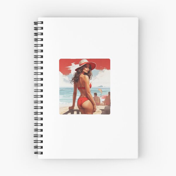 Item preview, Beachside Elegance: Scarlet Silhouette designed and sold by Daniel Haddad.