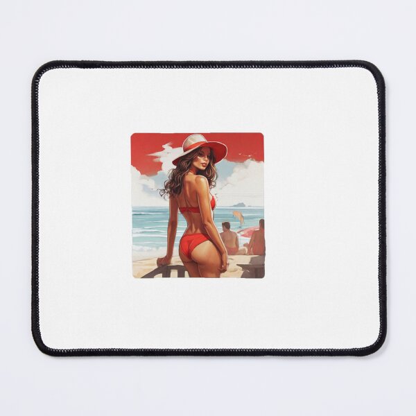 Item preview, Beachside Elegance: Scarlet Silhouette designed and sold by Daniel Haddad.