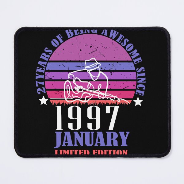Item preview, 27Geburtstag Retro Vintage Gitarristen Gitarrenliebhaber january designed and sold by studiopekepeke.