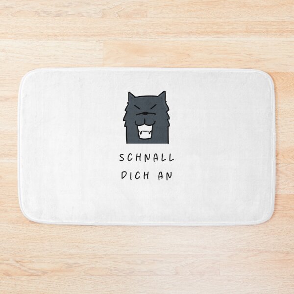 Item preview, Schnall dich an - Safety First Reminder Design | Dog Design Illustration designed and sold by RM-Journey.