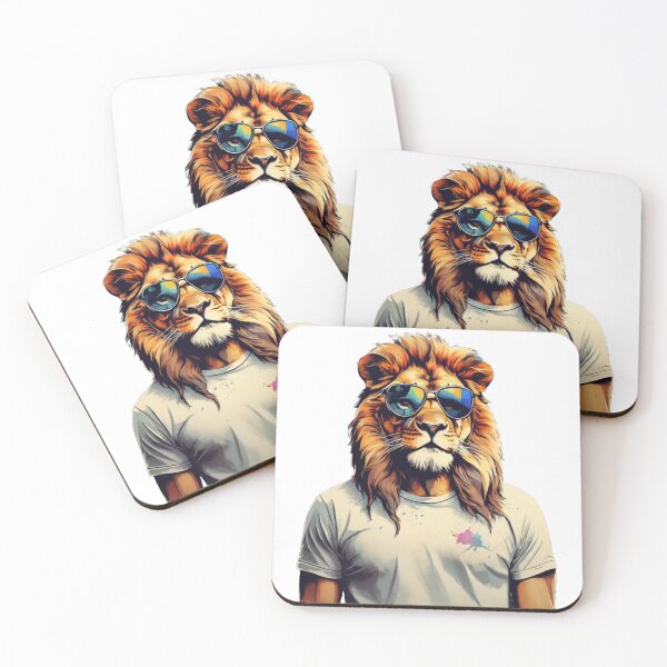 Item preview, Cool Elegant Lion Vector T-shirt Design Design designed and sold by AiArtisticHub.
