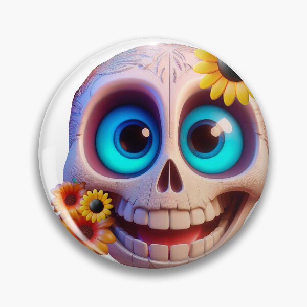 Item preview, smiling skull designed and sold by Naymar Hernandez.