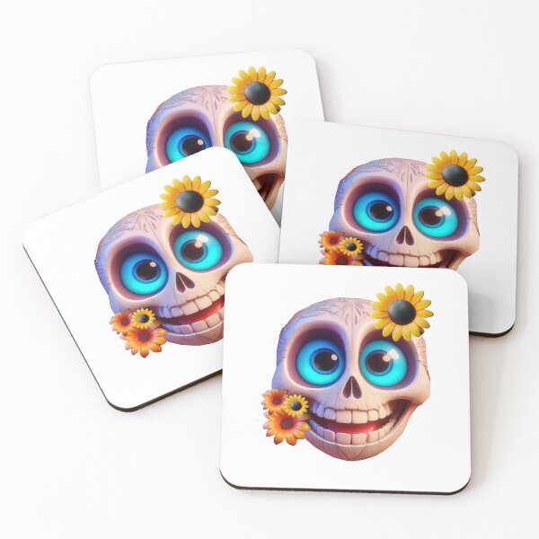 Item preview, smiling skull designed and sold by Naymar Hernandez.