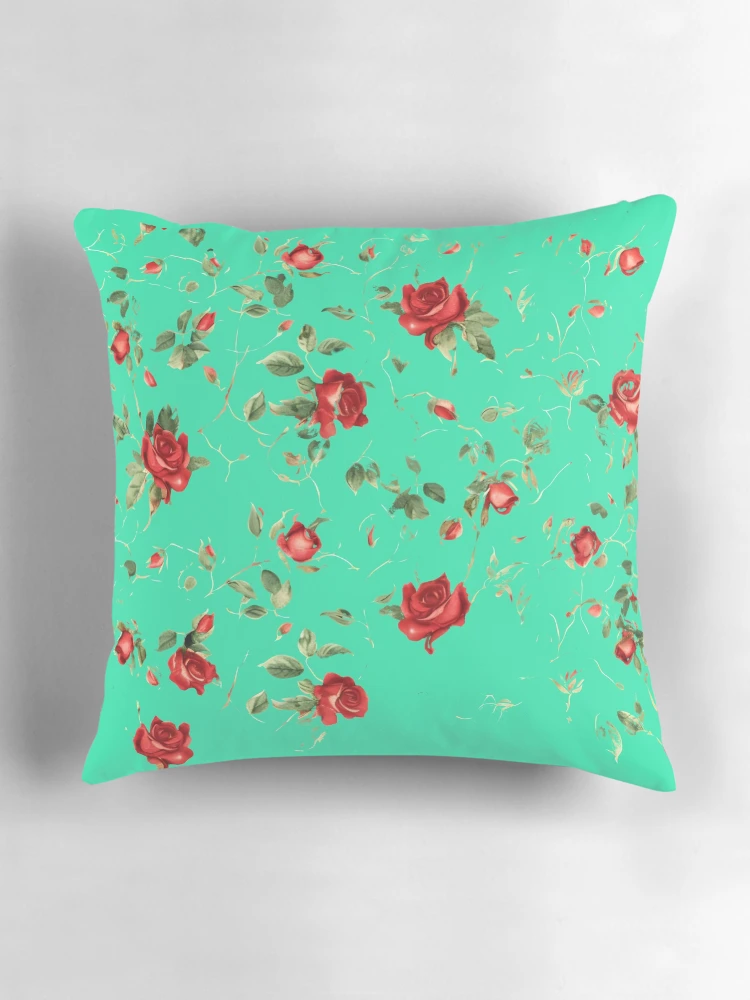 Thumbnail 3 of 4, Pillow, Transparent Roses Pattern designed and sold by Pixel-Lair.