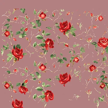 Artwork thumbnail, Transparent Roses Pattern by Pixel-Lair