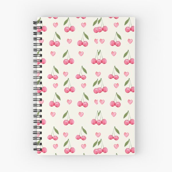 Item preview, cherries and hearts designed and sold by Evelyn Kim.