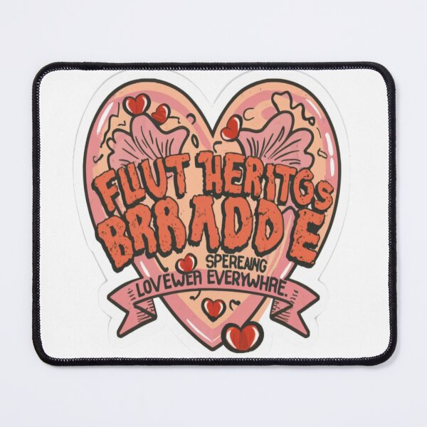 Item preview, "Fluttering Hearts Brigade: Spreading Love Everywhere" designed and sold by adambus.