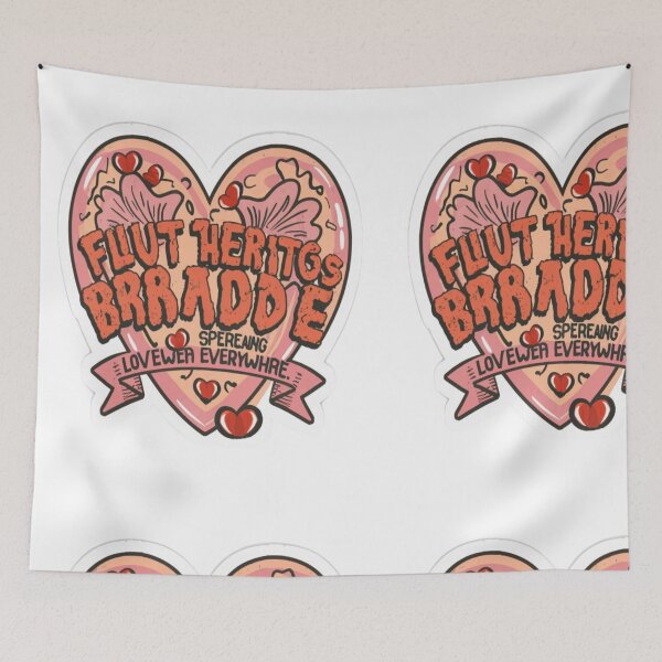 Item preview, "Fluttering Hearts Brigade: Spreading Love Everywhere" designed and sold by adambus.