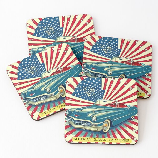 Item preview,  Vintage American Cars Series: A Nostalgic Journey designed and sold by Colorful-Garden.