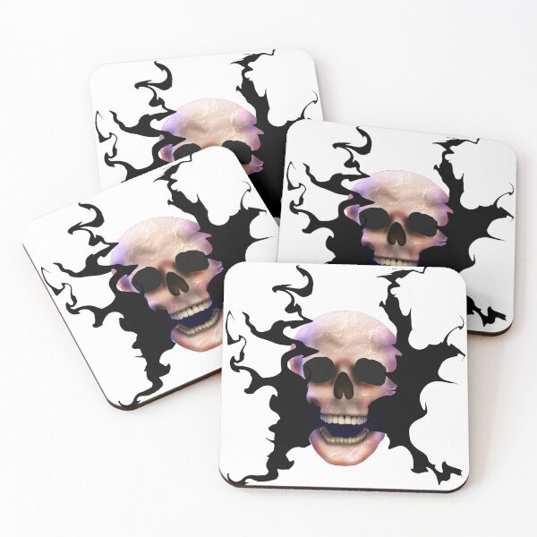 Item preview, Human Skull Spewing Black Smog No Eyes designed and sold by KMH-Artwork.