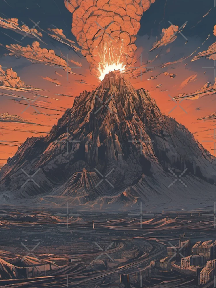 Thumbnail 4 of 4, iPhone Case, Volcano Rage designed and sold by Batil.