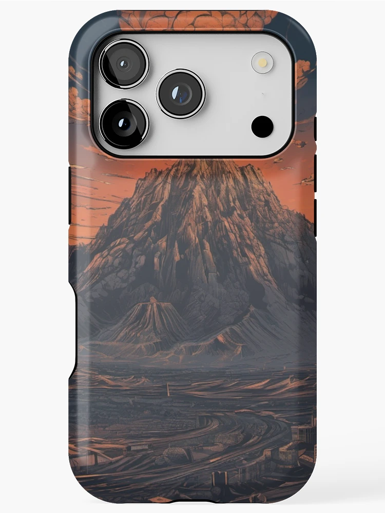 Thumbnail 1 of 4, iPhone Case, Volcano Rage designed and sold by Batil.