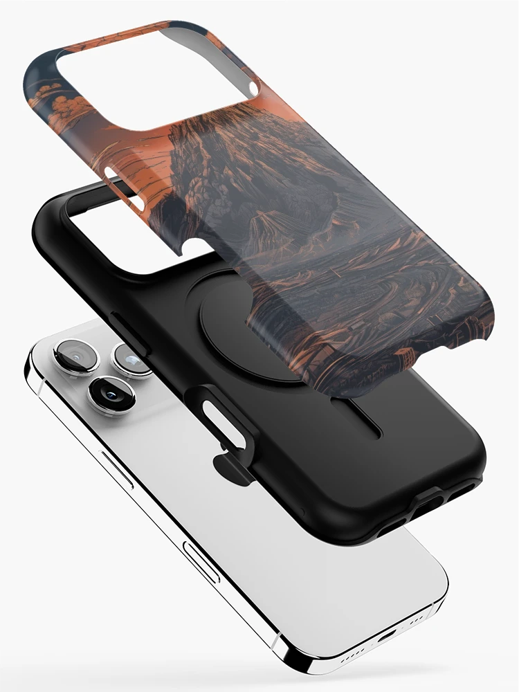 Thumbnail 2 of 4, iPhone Case, Volcano Rage designed and sold by Batil.