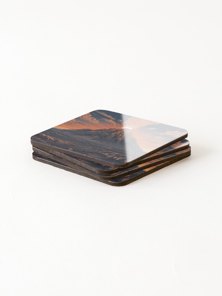 Thumbnail 4 of 5, Coasters (Set of 4), Volcano Rage designed and sold by Batil.