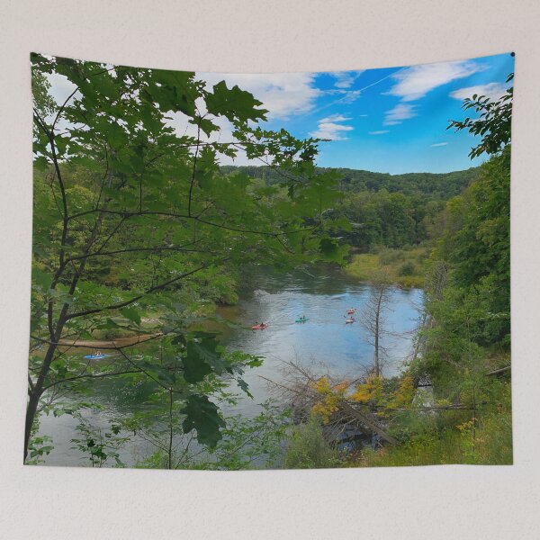 Item preview, Kayaker's along the Lower Manistee River Trail designed and sold by BuddingTree.