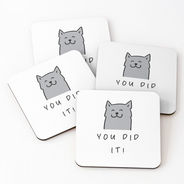 Item preview, You did it!  | Achievement Celebration Design | Dog Design Illustration designed and sold by RM-Journey.
