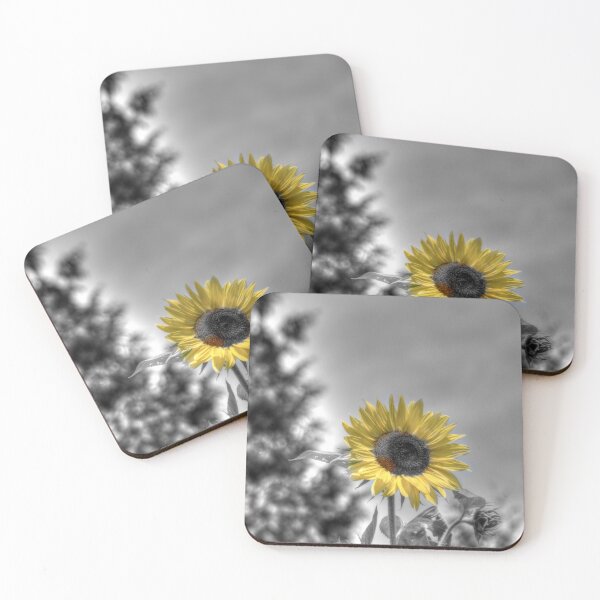 Item preview, Splash of Colo rSunflower Stands Tall Against Dark Skies designed and sold by BradKnorrArt.